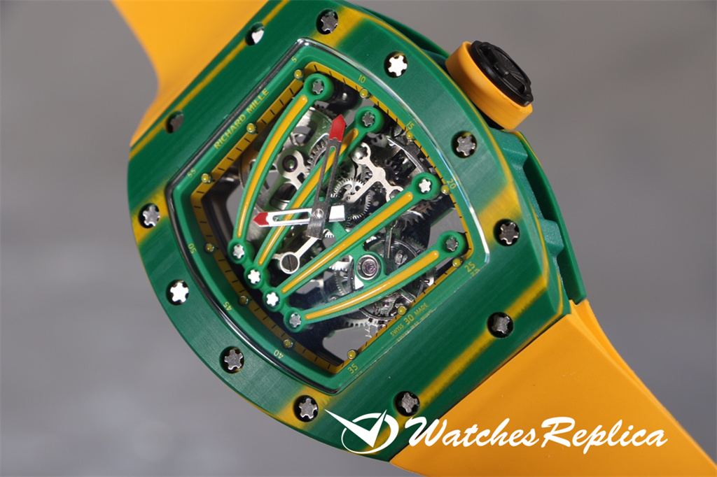 Richard Mille RM59-01 Réplicas Relojes de lagarto verde tourbillon