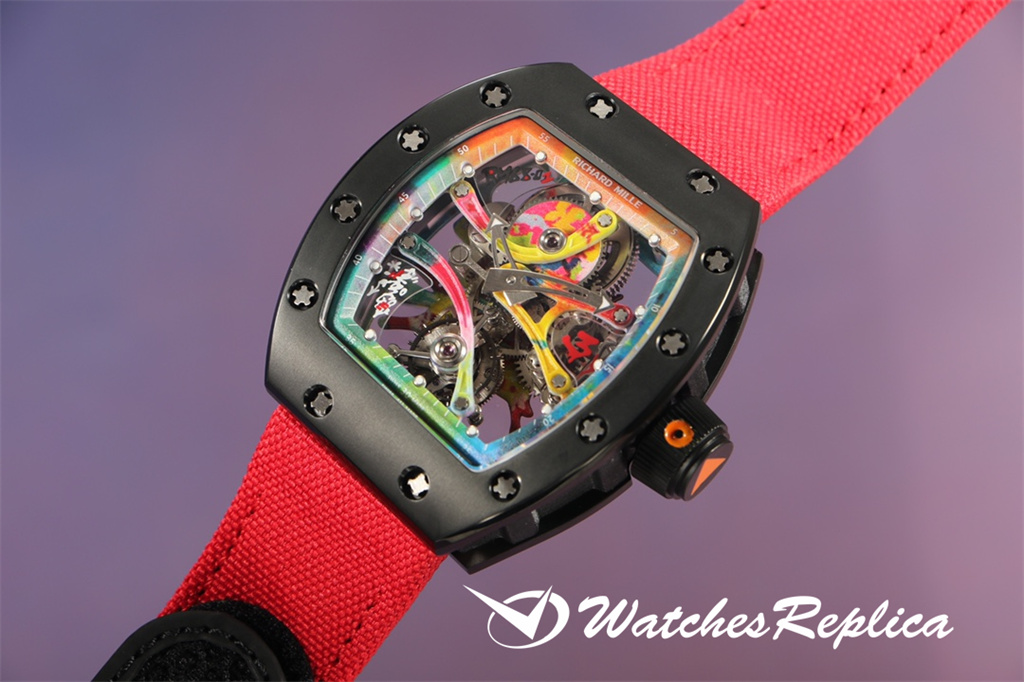 Richard Mille “Art on Wrist” RM68-01 Réplicas Relojes Tourbillon