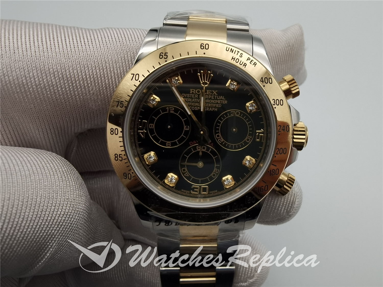 Rolex Daytona 116503 40MM de acero inoxidable& Gold de oro para hombres