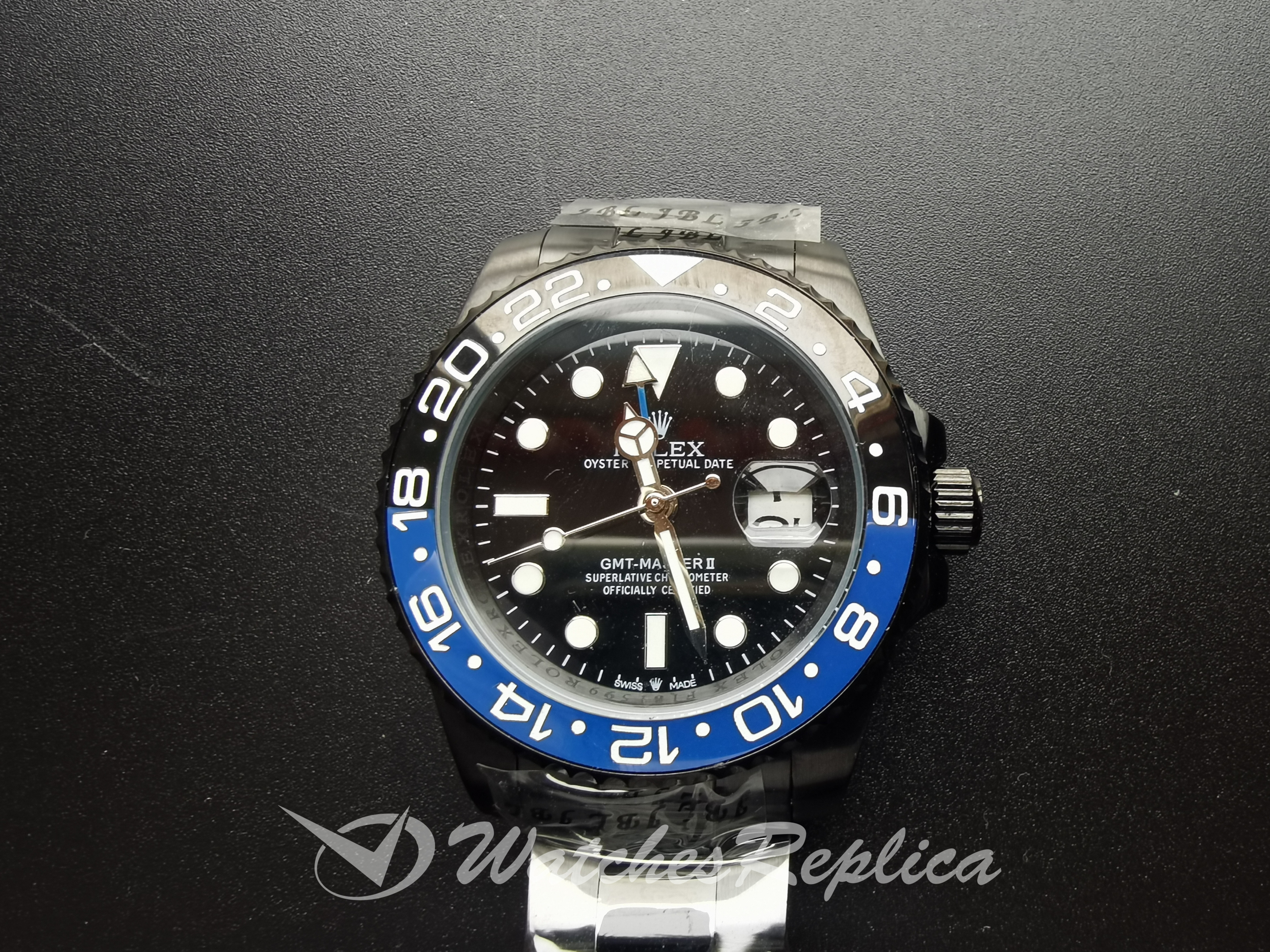 Rolex GMT-Master 116710 Acero inoxidable y dial negro para hombres 40MM Réplicas Relojes