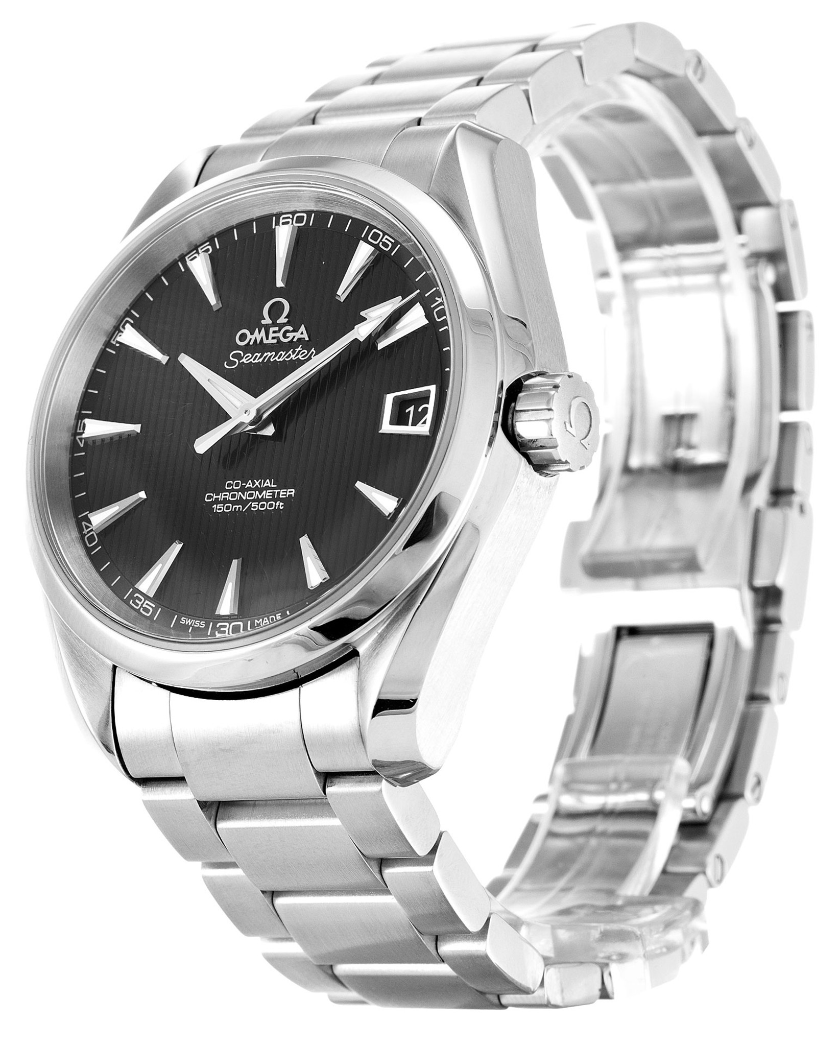 Réplica Omega Aqua Terra 150m Gendencias Marcadores de palo de marcado negro 231.10.39.21.01.001 38.5MM