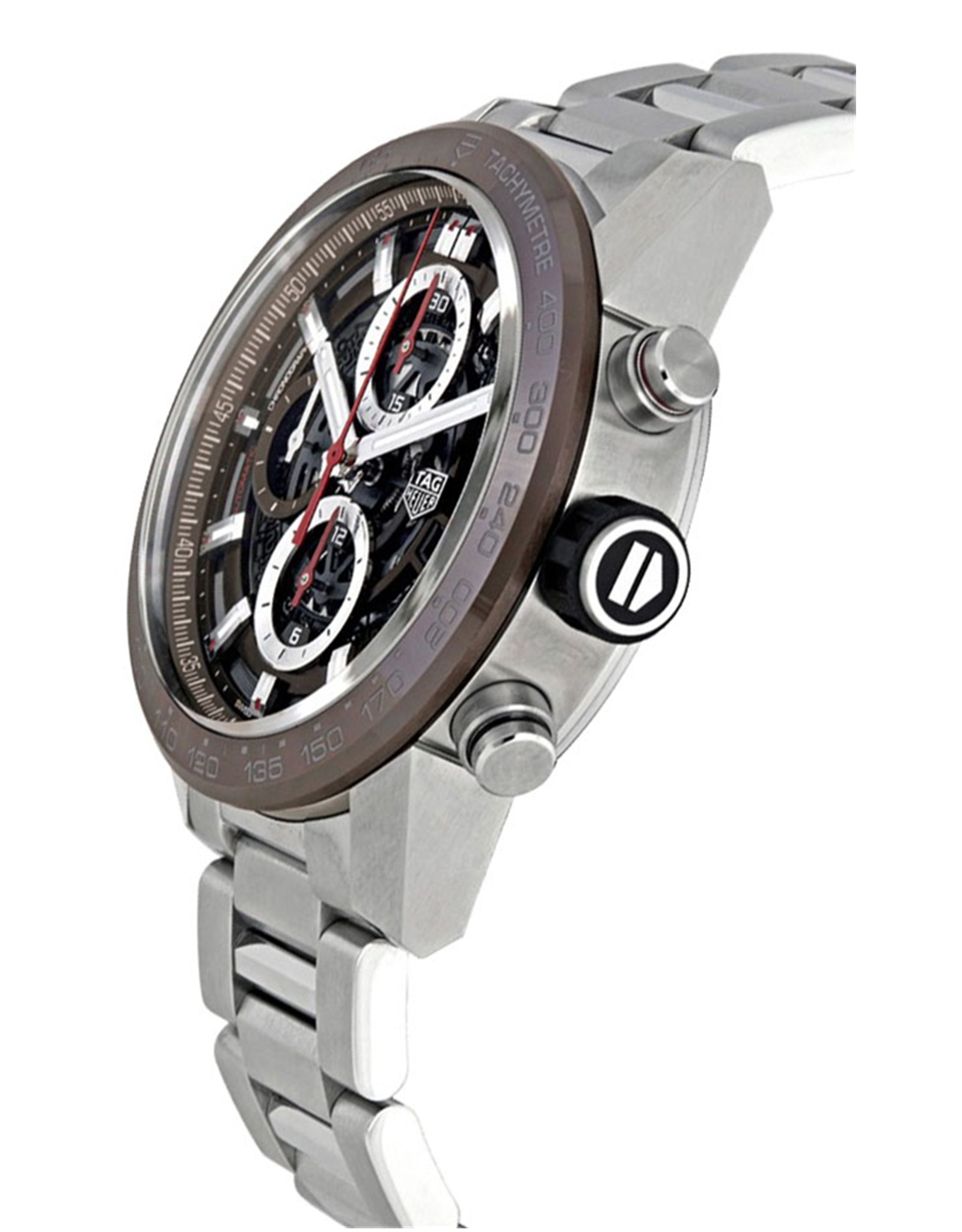 Réplica Etiqueta Heuer Carrera Dial Brown cronógrafo Réplicas Relojes Hombres Réplicas Relojes Car201U.BA0766 43MM