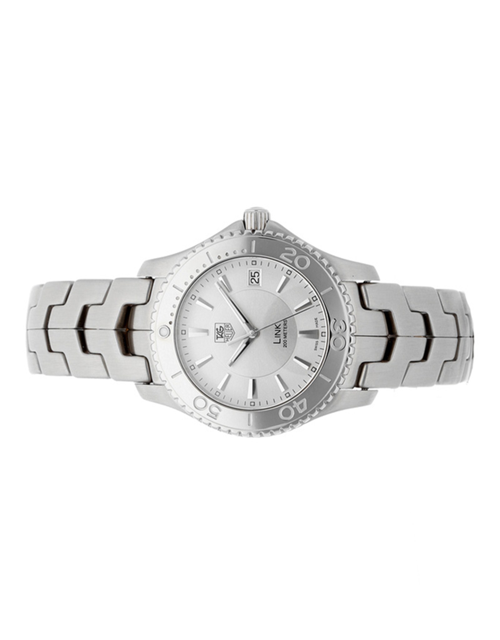 Réplica de etiqueta Heuer Link Silver Dial WJ1111.BA0570 39MM