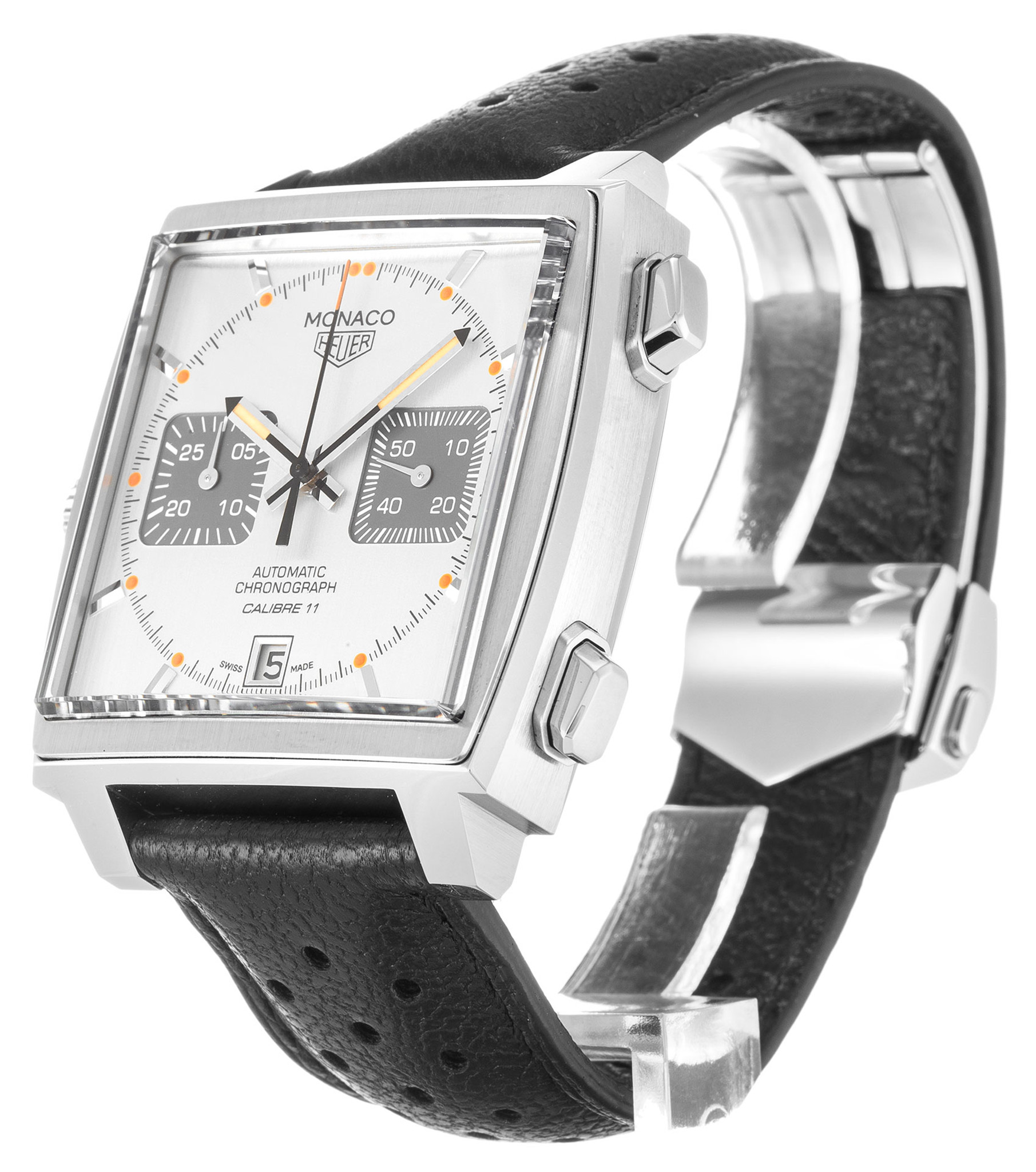 Réplica etiqueta Heuer Monaco Dial Straap Caw211c.fc6241-38MM